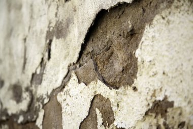 Mahvolmuş dış görünüş, terk edilme ve zaman geçişi, doku