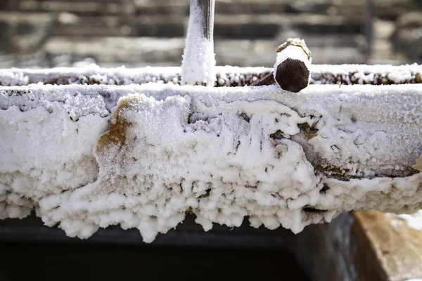 Salz Salzgewinnung Produktion Und Industrie Ernährungseigenschaften — Stockfoto