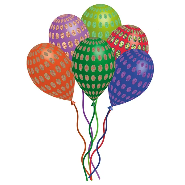 Balonlar, mutlu, yeşil, kırmızı