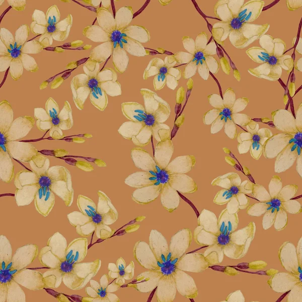 Sarı arka planda desen sarı Ixia