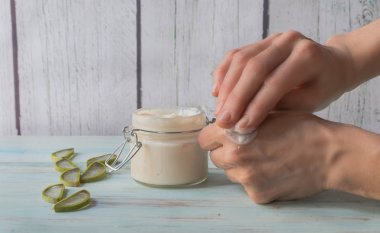 Aloe Vera ev yapımı el kremi