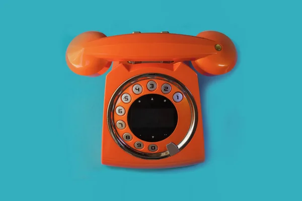 Portakal rengi eski telefon tarzı