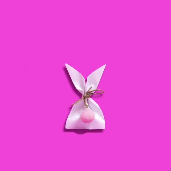 Pacchetto per dolci in forma di coniglietto pasquale — Foto Stock