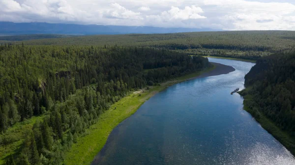 Urais Subpolares Territórios Norte Rússia Natureza Intacta Limpo Água Potável — Fotografia de Stock