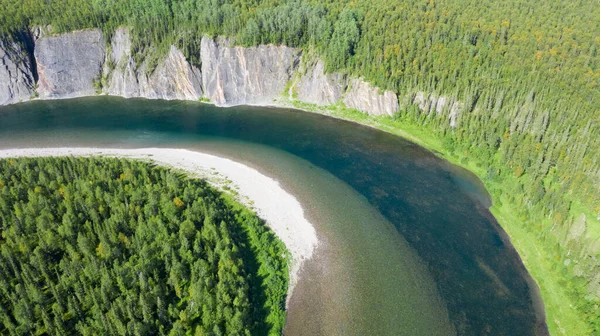 Szubpoláris Urál Oroszország Északi Területei Érintetlen Természet Tiszta Levegő Ivóvíz Stock Fotó