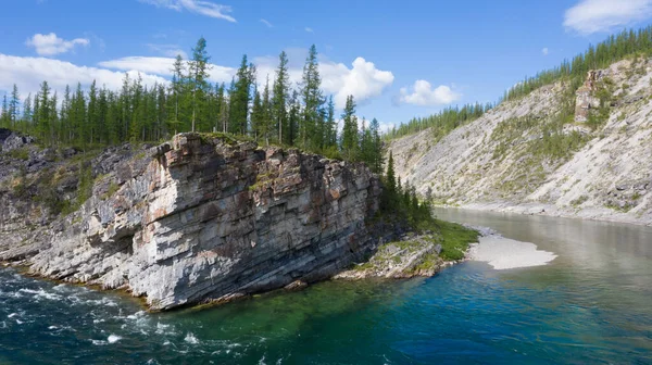 Subpolarer Ural Nördliche Gebiete Russlands Die Intakte Natur Saubere Luft Stockbild