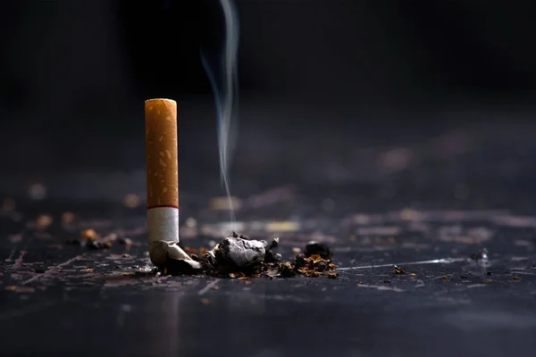 World No Tobacco Day Concept Stop Smoking.tobacco cigarette butt