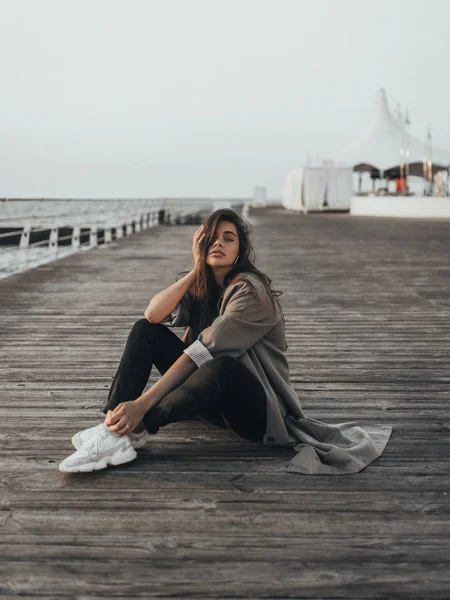 Retrato Uma Menina Bonita — Fotografia de Stock