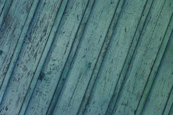 Madeira velha pintada pranchas diagonal hortelã — Fotografia de Stock