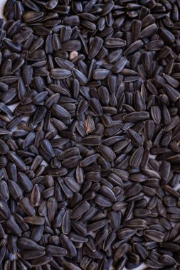 Siyah tohumların arkaplanı