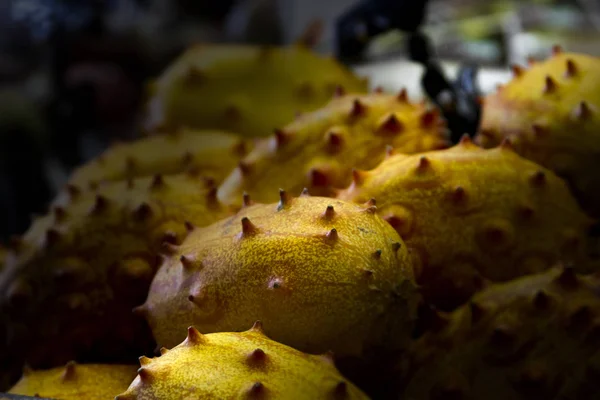 Melones Asiáticos Supermercado Japonés Seattle Imagen De Stock