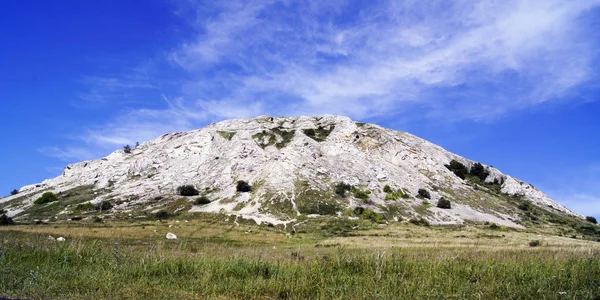 Uno Degli Shikhanov Montagna Tratau Nel Distretto Sterlitamak Del Bashkrtostan — Foto Stock