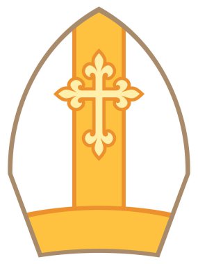 Bishop gönye (Gönye) vektör çizim 