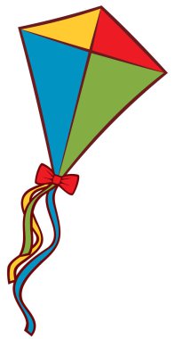 Uçurtma tasarlamak vektör 