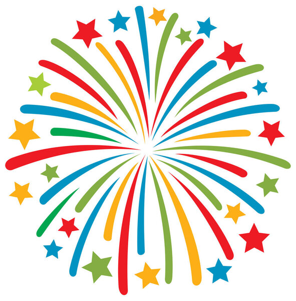 векторная иллюстрация фейерверка (дизайн вечеринки
)