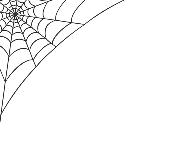 Araña Web Vector Ilustración — Archivo Imágenes Vectoriales