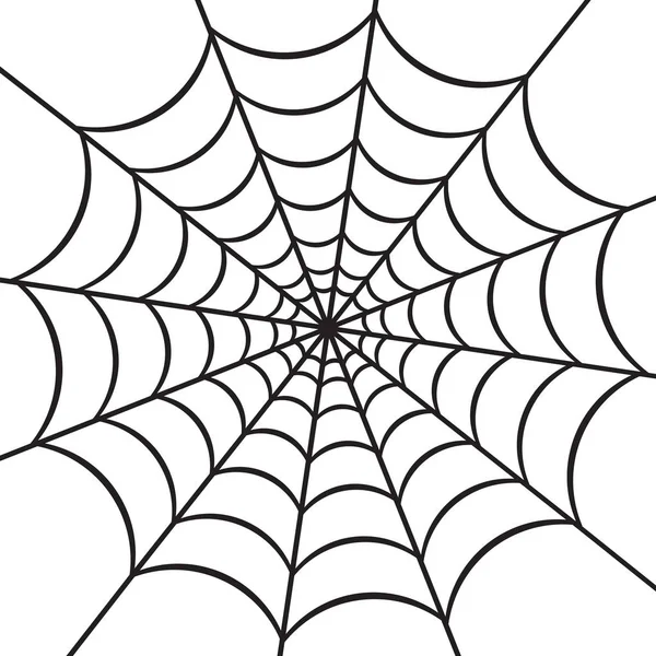 Spider Web Vector Illustration — Stock Vector