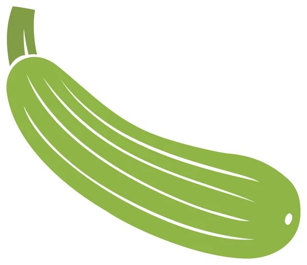 Icône Vecteur Légumes Courgettes — Image vectorielle