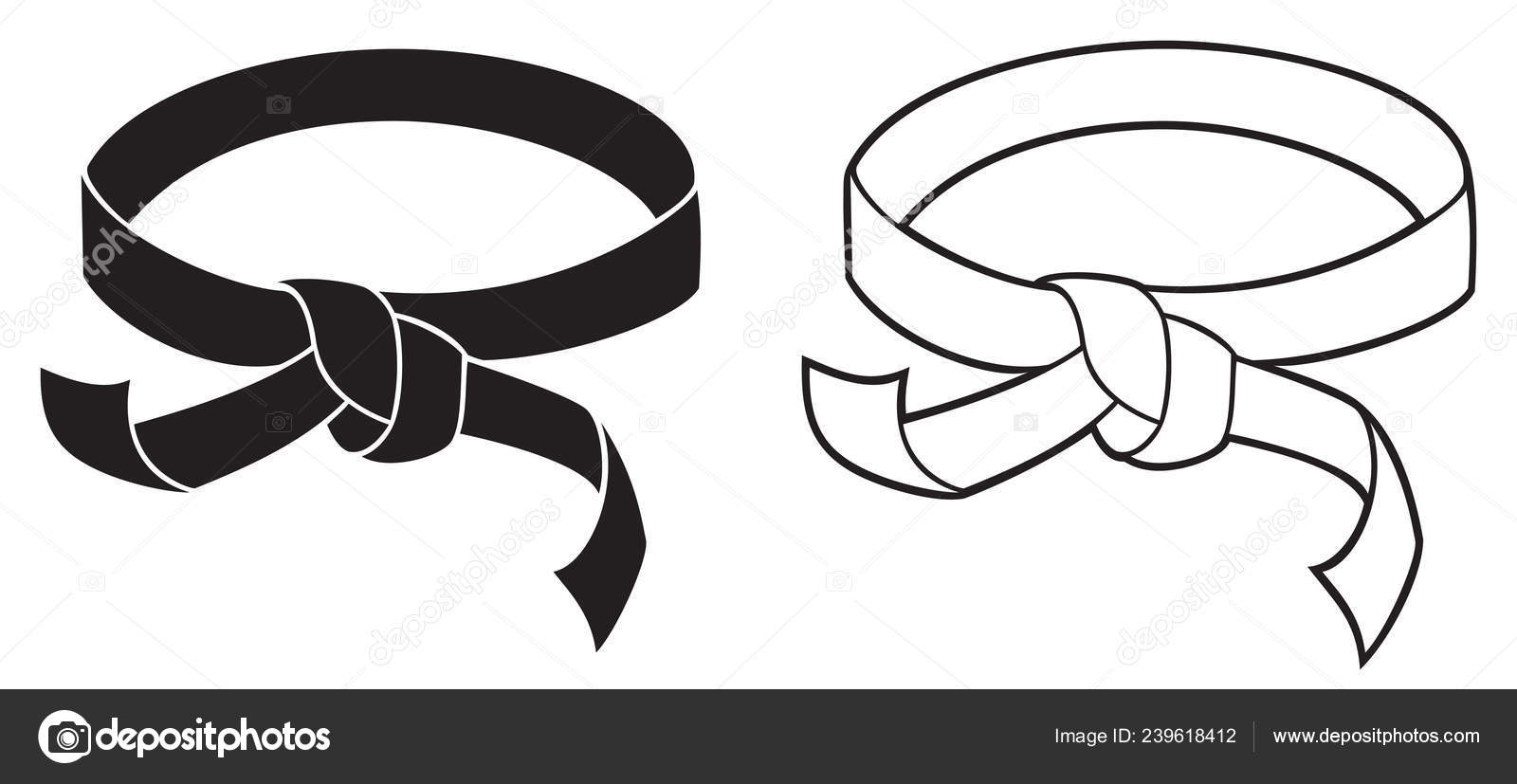 Karate Belt Vector | lupon.gov.ph