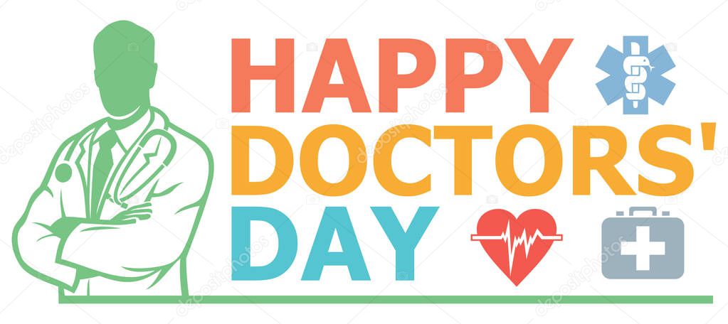 Happy doctors day design