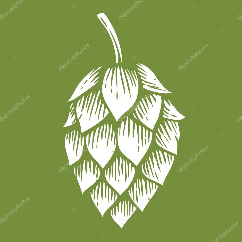 hop icon vector illustration 