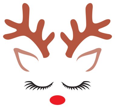 Şirin Ren Geyiği (Noel tasarımı)