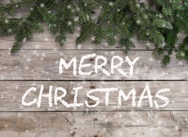 Noel kartpostal ahşap arka plan karede. Tebrik kartı için. Kırmızı, altın ve beyaz. Xmas 