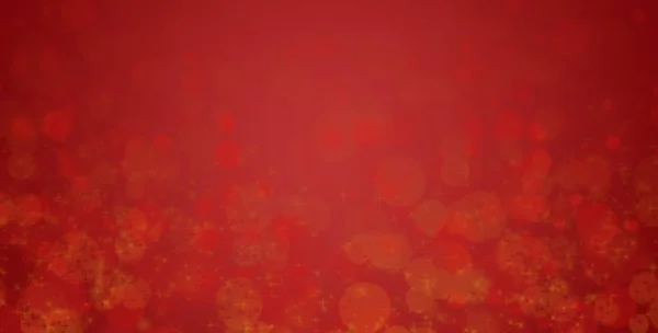 Fondo abstracto en rojo y dorado. Feliz día de San Valentín. Tarjeta de felicitaciones navideñas con espacio. Efectos de bokeh y brillo . — Foto de Stock