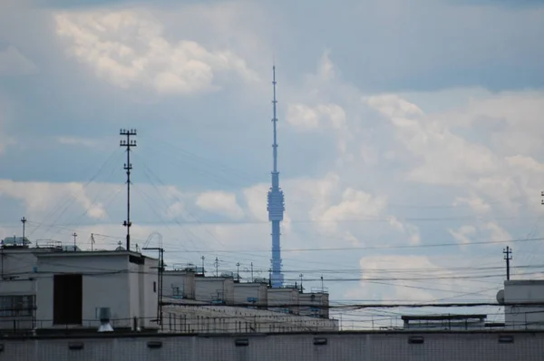 Moskova'da Tv kulesi Ostankino