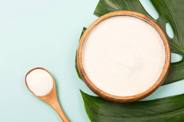 Cuchara de colágeno en polvo — Foto de Stock