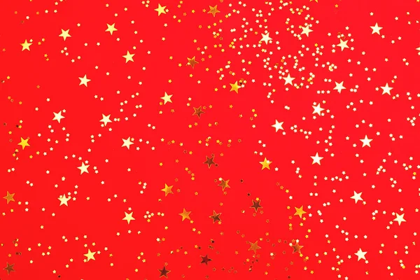 Minimal Christmas and New Year composition made with stars. — Stock Photo, Image