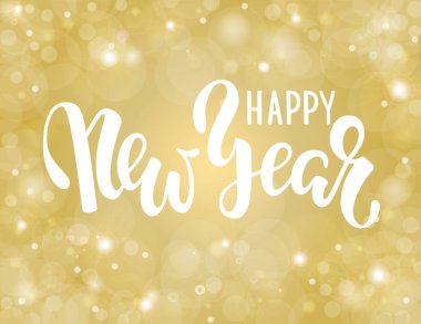 Mutlu yeni yıl yazı Handdrawn. tatil tebrik kartları ve davetiyeler neşeli Noel ve mutlu yeni yıl ve mevsimlik tatil için tasarım.