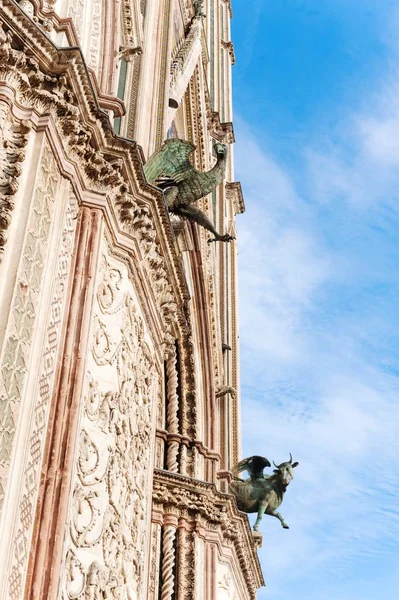 Panoramatický pohled na katedrálu Orvieto. — Stock fotografie