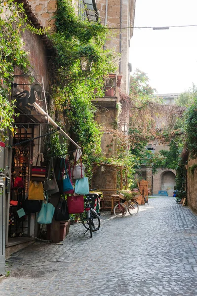 Straße der Stadt Orvieto, Italien, Umbrien. — Stockfoto