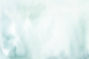 Soyut yeşil ve beyaz suluboya arkaplan dokusu. Elle boyanmış tırnak.