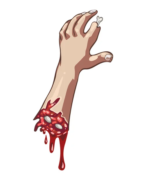 Мультфільм Векторний розрив кровотечі руки Стоковий вектор