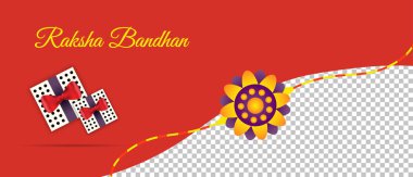 Raksha bandhan illüstrasyon duvar kağıdı ve tebrik kartı.