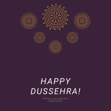 Mutlu dussehra Hint Festivali arka plan tasarım.