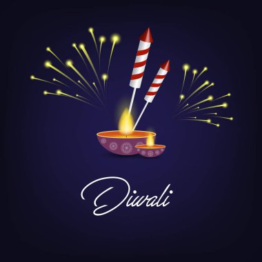 Mutlu bayramlar parti davetiye havai fişek ile.