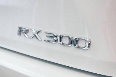  Lexus yeni araba motor Show'da otomobil Salon. Lexus Rx 300 orta ölçekli crossover Suv, seçici odak