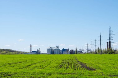 Modern soya işleme tesisi, tarımsal silolar açgözlülüğe karşı