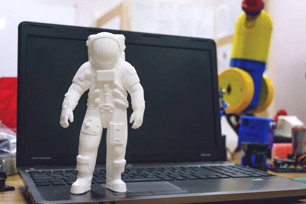 3d drukowany astronauta — Zdjęcie stockowe