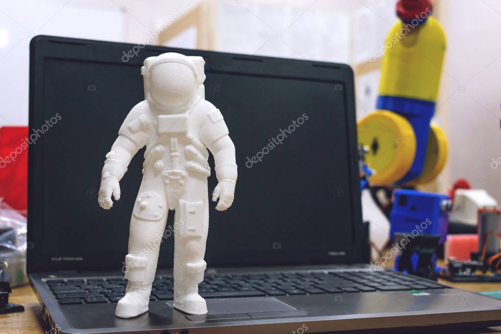3D printed astronaut
