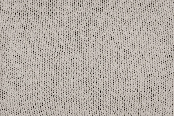 Maglietta maglia filato maglia sfondo. Tessuto grigio lavorato a maglia Textur — Foto Stock