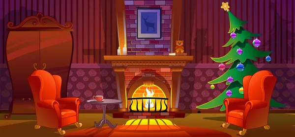 Şömineli Oda iç. Noel