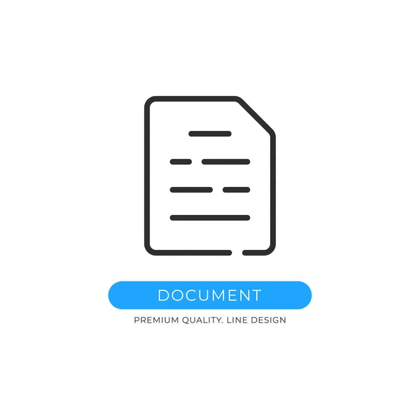 Icono Del Documento Archivo Informe Pdf Conceptos Contrato Elemento Diseño — Vector de stock