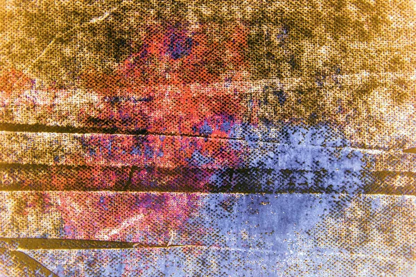 Textura de fondo de pintura azul y roja y marrón con pinceladas grunge —  Fotos de Stock