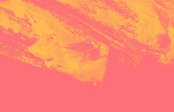 オレンジ色の黄色とピンクの夏ペイント背景テクスチャ グランジ ブラシ ストロークで — ストック写真