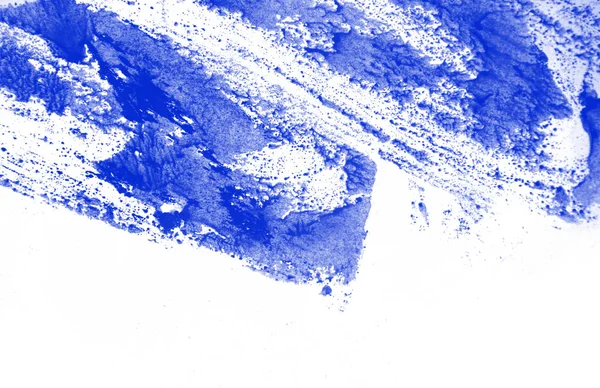 Beyaz ve koyu mavi boya moda arka plan doku fırça darbeleriyle — Stok fotoğraf