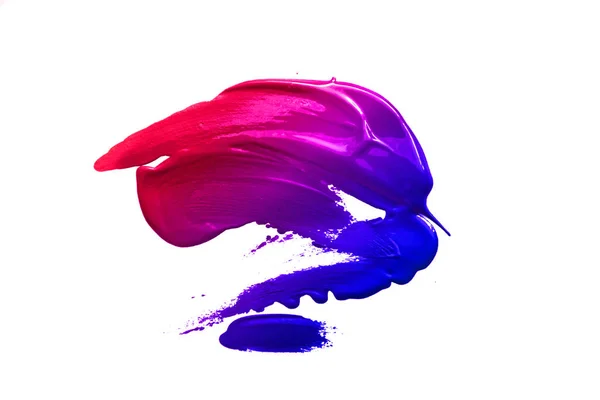 Farbverlauf rot violett blau Pinselstrich — Stockfoto
